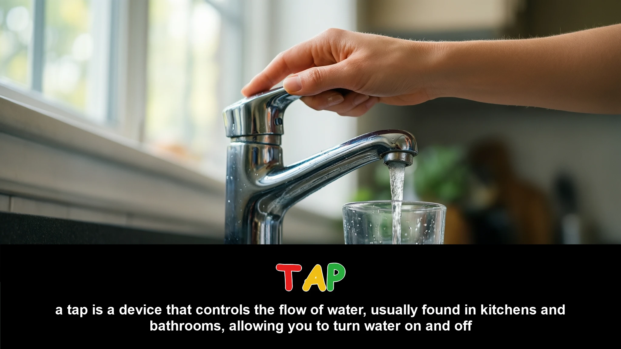 English Illustration for tap